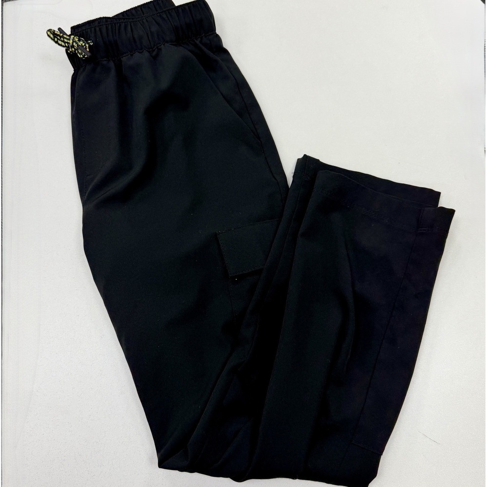 Hanna Andersson Boys Active Woven Jogger Cargo Pants Black Size 10